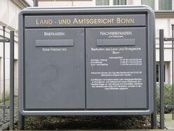 Nachtbriefkasten Nachtbriefkasten